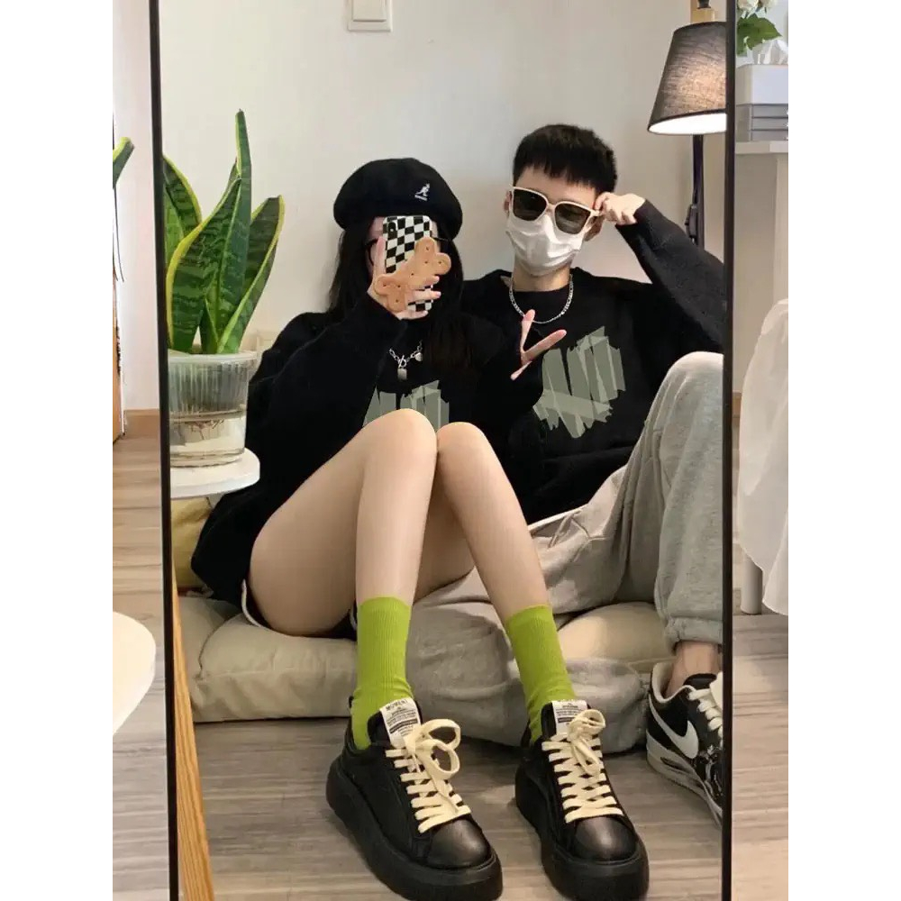 Áo sweater nam nữ mặc đôi tặng người yêu vải nỉ bông cotton deliz form rộng ulzzang hàn quốc Bunny