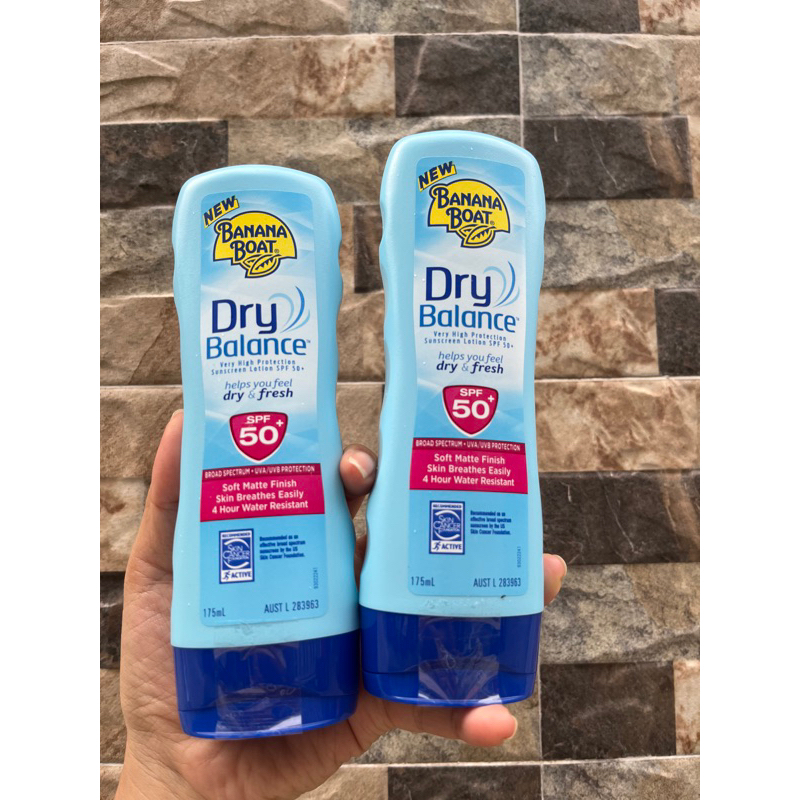 Kem chống nắng kháng nước Banana Boat SPF 50+ Dry Balance Lotion 175g