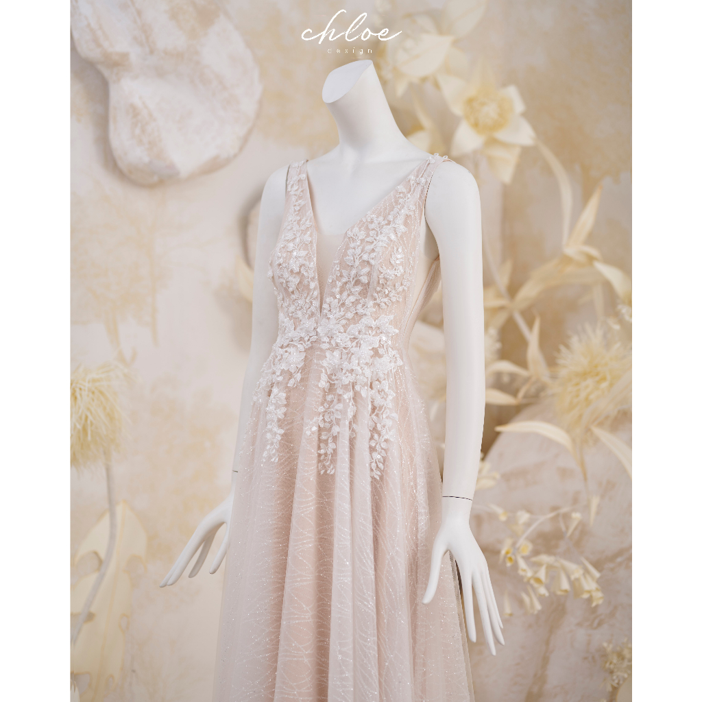 Váy cưới thiết kế Chloe Edana 23 - May đo theo số đo riêng