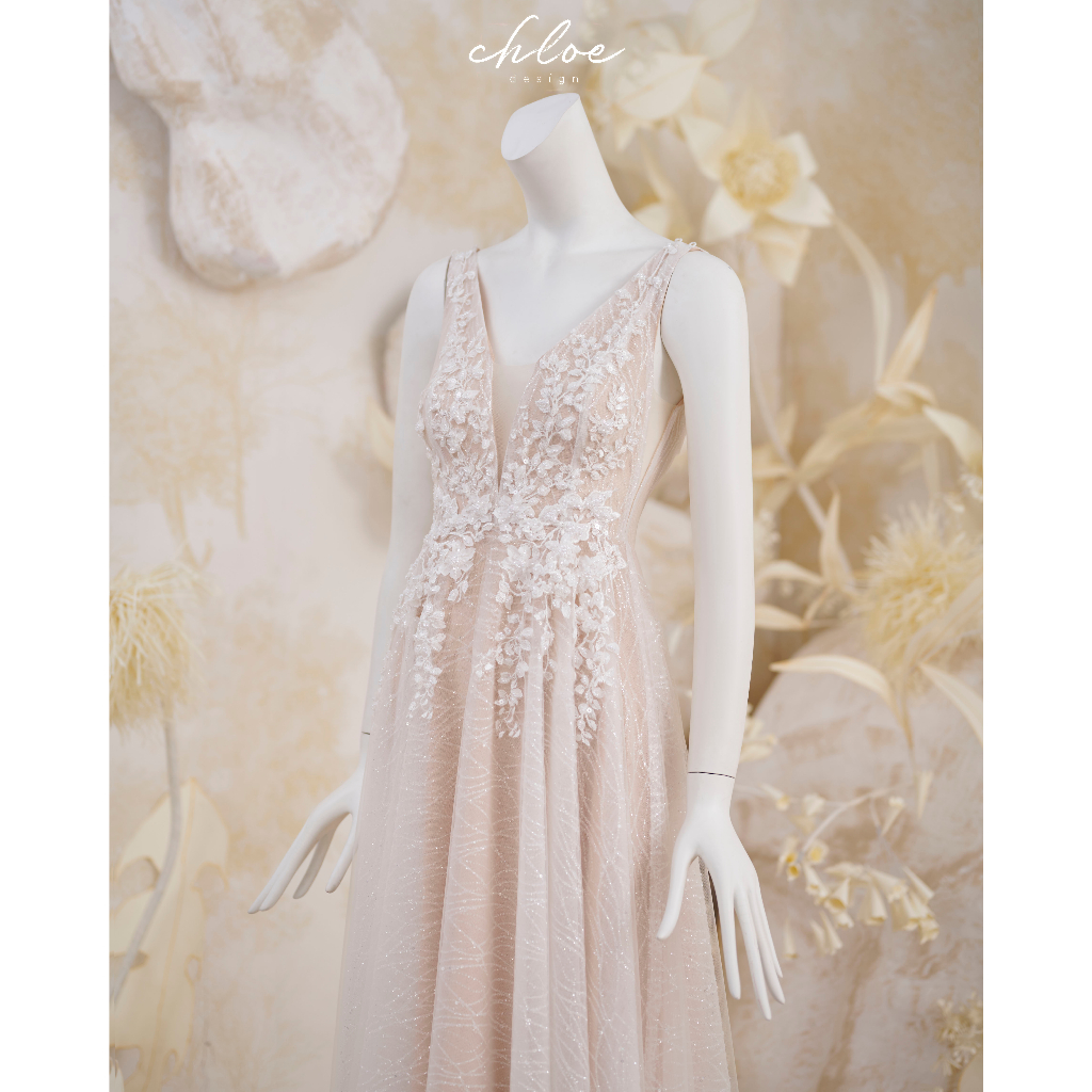 Váy cưới thiết kế Chloe Edana 23 - May đo theo số đo riêng