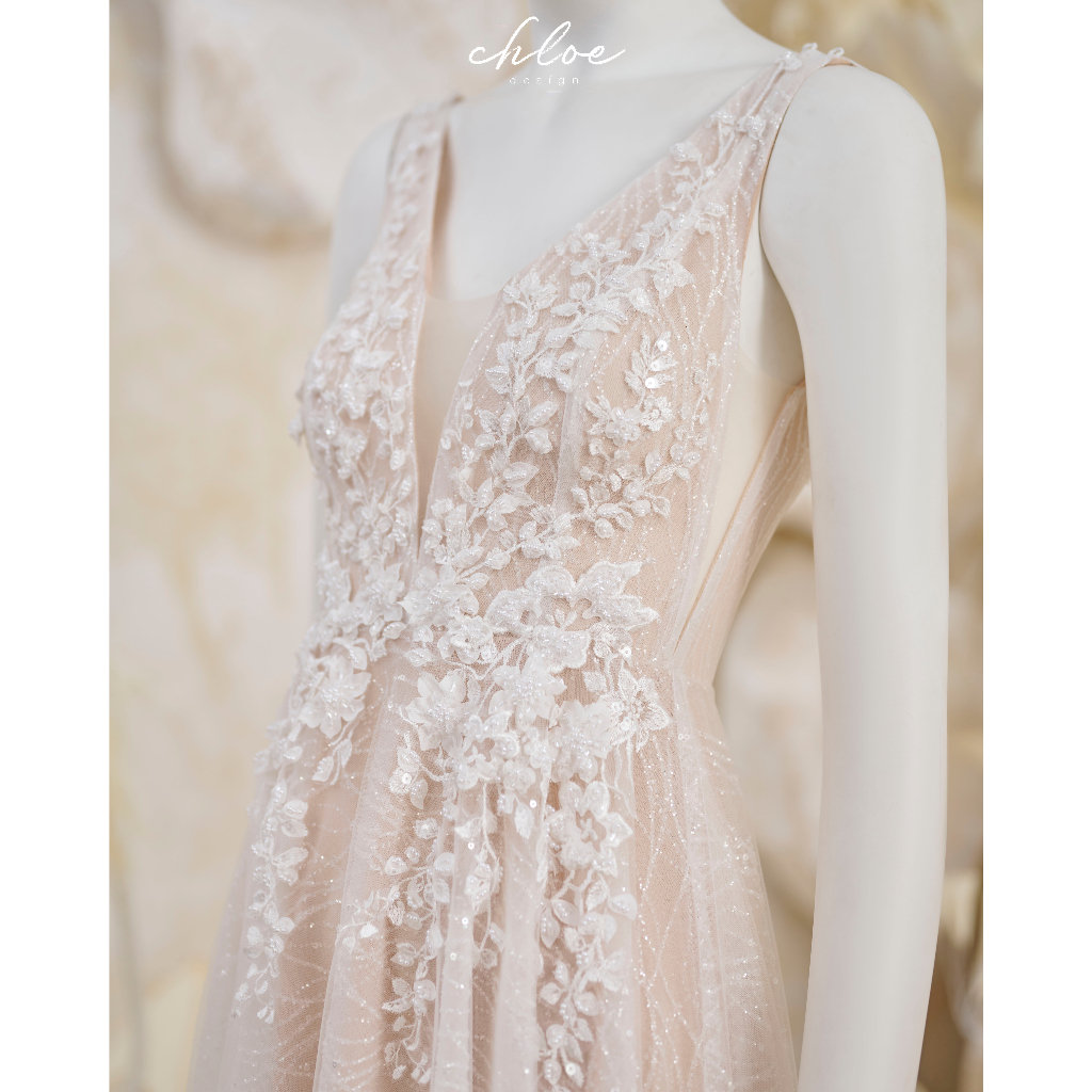 Váy cưới thiết kế Chloe Edana 23 - May đo theo số đo riêng
