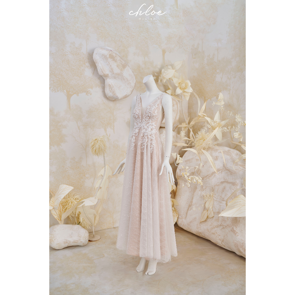 Váy cưới thiết kế Chloe Edana 23 - May đo theo số đo riêng