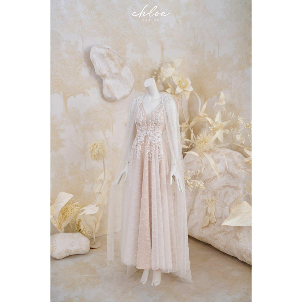 Váy cưới thiết kế Chloe Edana 23 - May đo theo số đo riêng