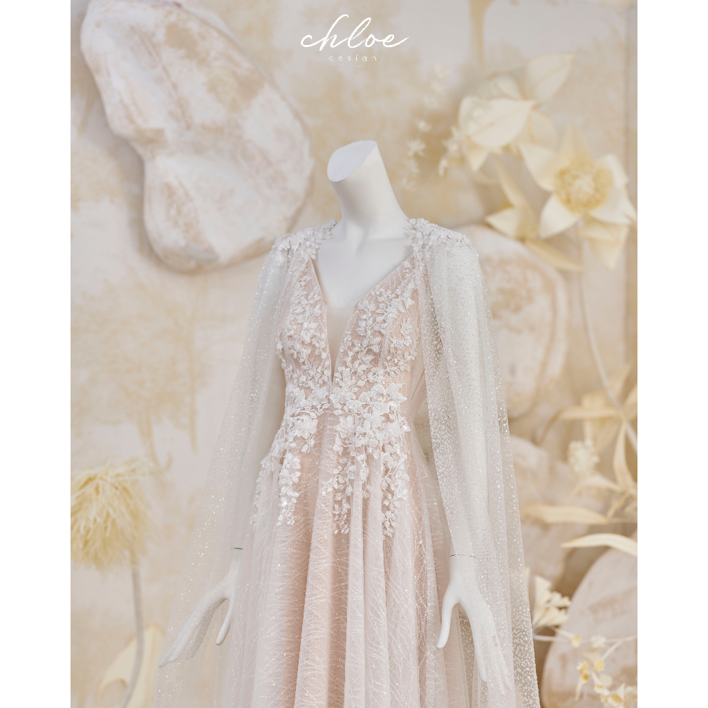 Váy cưới thiết kế Chloe Edana 23 - May đo theo số đo riêng