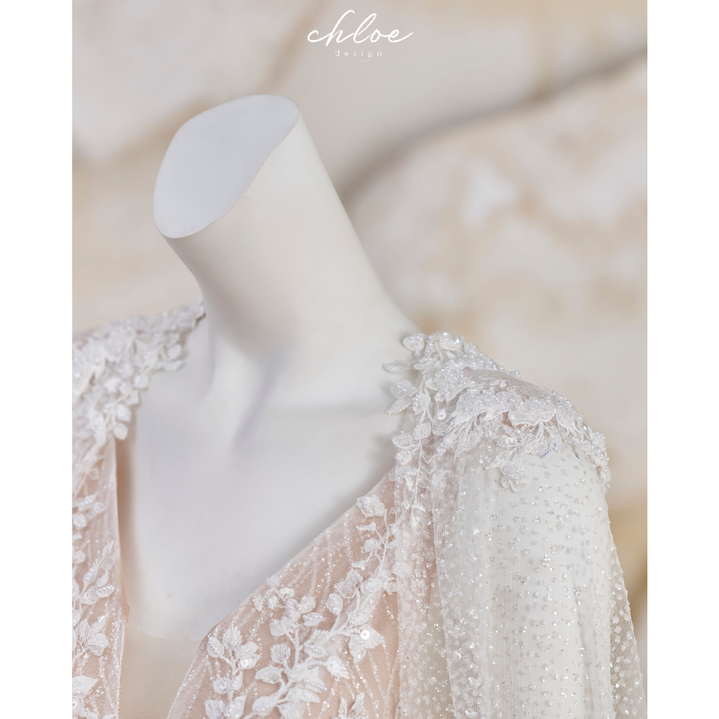 Váy cưới thiết kế Chloe Edana 23 - May đo theo số đo riêng