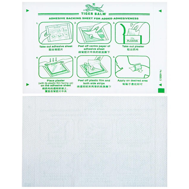 Miếng dán đau lưng, nhức mỏi Tiger Balm Plaster-RD - Chính hãng nhập từ Singapore