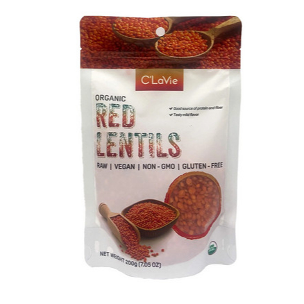 Đậu lăng đỏ hữu cơ C'LaVie 200g