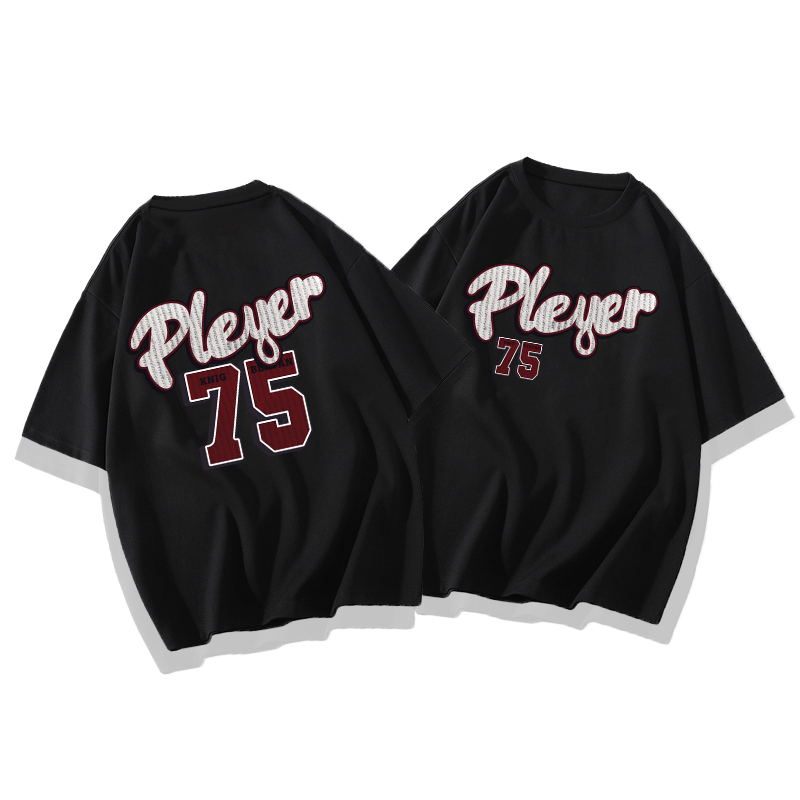 Eleclassm local brand Áo thun trắng oversize Pleyer75 thời trang nam vintage unisex 100%cotton áo phông local brand