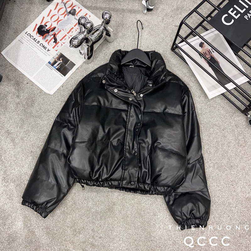 Áo khoác phao da zr tqxk