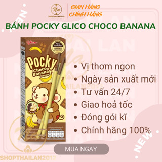 01 Hộp Bánh Pocky Vị Chuối 25gr Thơm Ngon Thái Lan