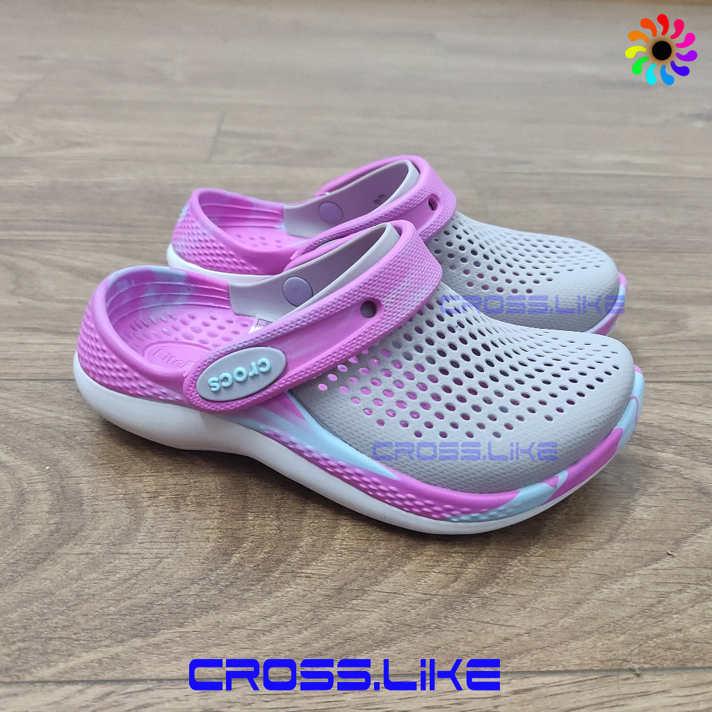 Dép nhựa bé trai và bé gái CROSS LITERIDE 360, sục cho trẻ, siêu bền, nhiều màu cực thời trang.