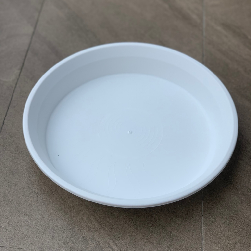 - Đĩa Lót Chậu Nhựa VIETPOT Màu TRẮNG, Nhiều Size, Loại Hàng Mỏng, Nhựa Nguyên Sinh, Đảm Bảo Công Năng Lót Chậu.