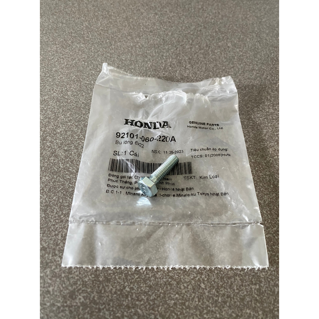 Ốc cần số dò đạp máy xe wave 100 chính hãng 92101060220A 92101060250A