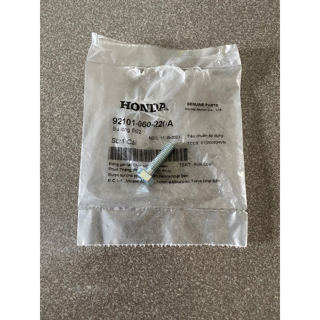 Ốc cần số dò đạp máy xe wave 100 chính hãng 92101060220A 92101060250A