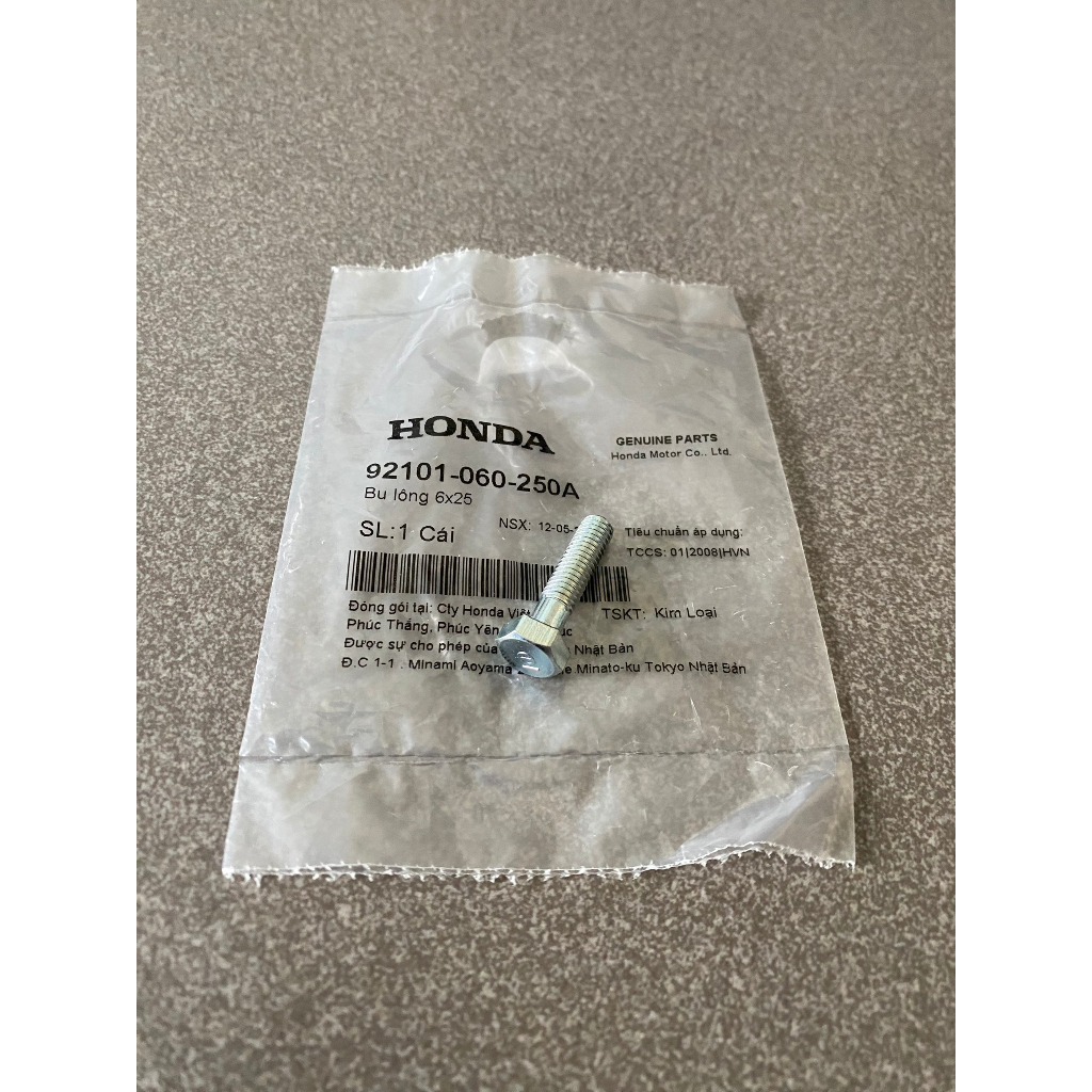 Ốc cần số dò đạp máy xe wave 100 chính hãng 92101060220A 92101060250A