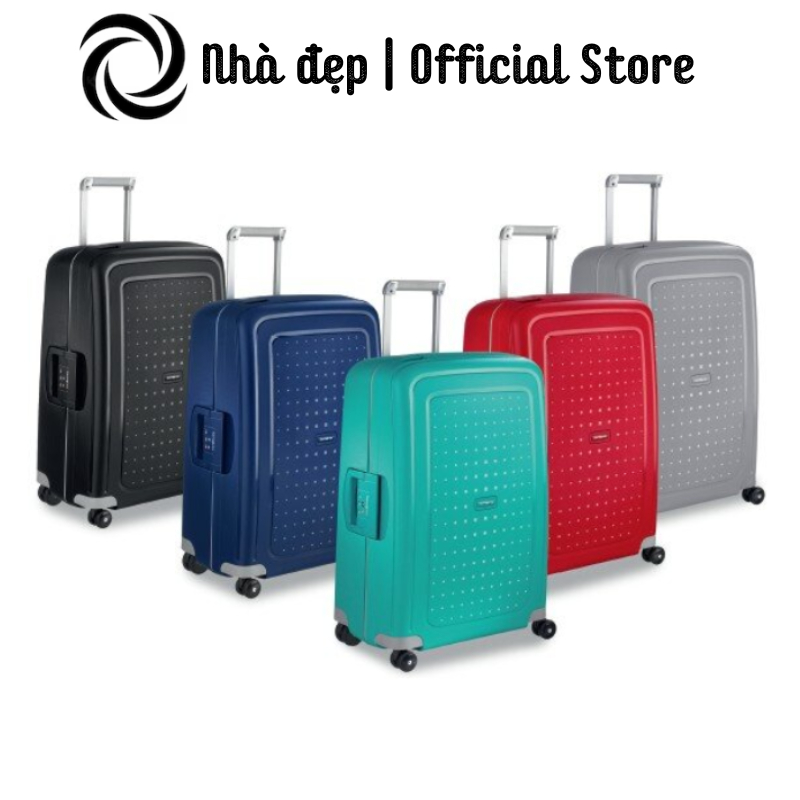 Vali Samsonite S Cure, Vali Kéo, Vali Du Lịch, Size Cabin, Siêu Bền, Nhẹ, Made In Eu, Nhiều Màu, BH 12 Tháng, nhadep_99