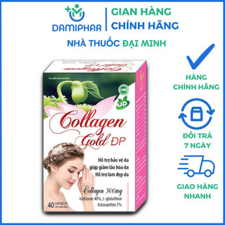 Viên uống bổ sung collagen gold đp lọ 40 viên