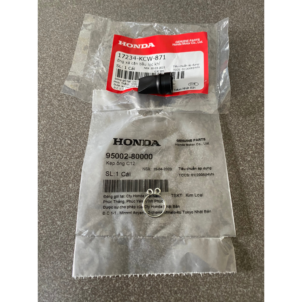 Khoe cao su xả cặn xài chung tất cả xe số hàng chính hãng 17234KCW871 9500280000