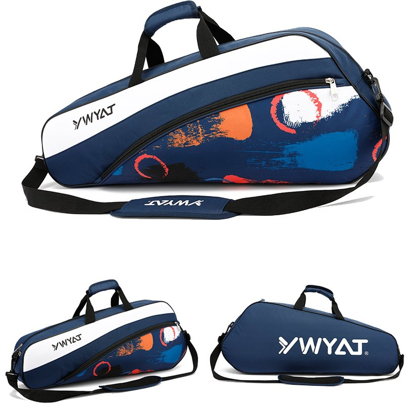 Túi Thể Thao Chuyên Dụng Cầu Lông YWYAT Chính Hãng - C308 Hồng Galaxy - 2 Chính 2 Ngăn Phụ , 1 Ngăn Để Giày