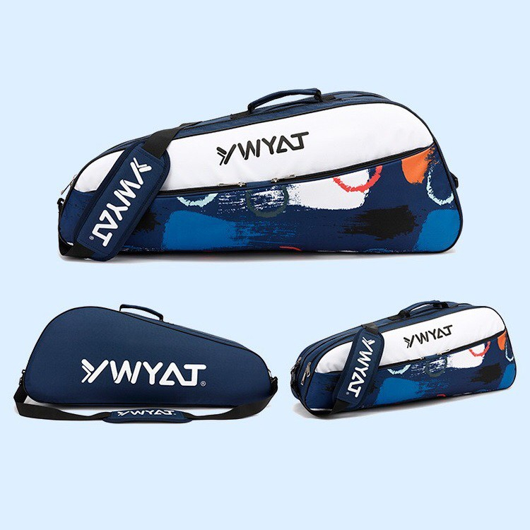 Túi Thể Thao Chuyên Dụng Cầu Lông YWYAT Chính Hãng - C308 Hồng Galaxy - 2 Chính 2 Ngăn Phụ , 1 Ngăn Để Giày