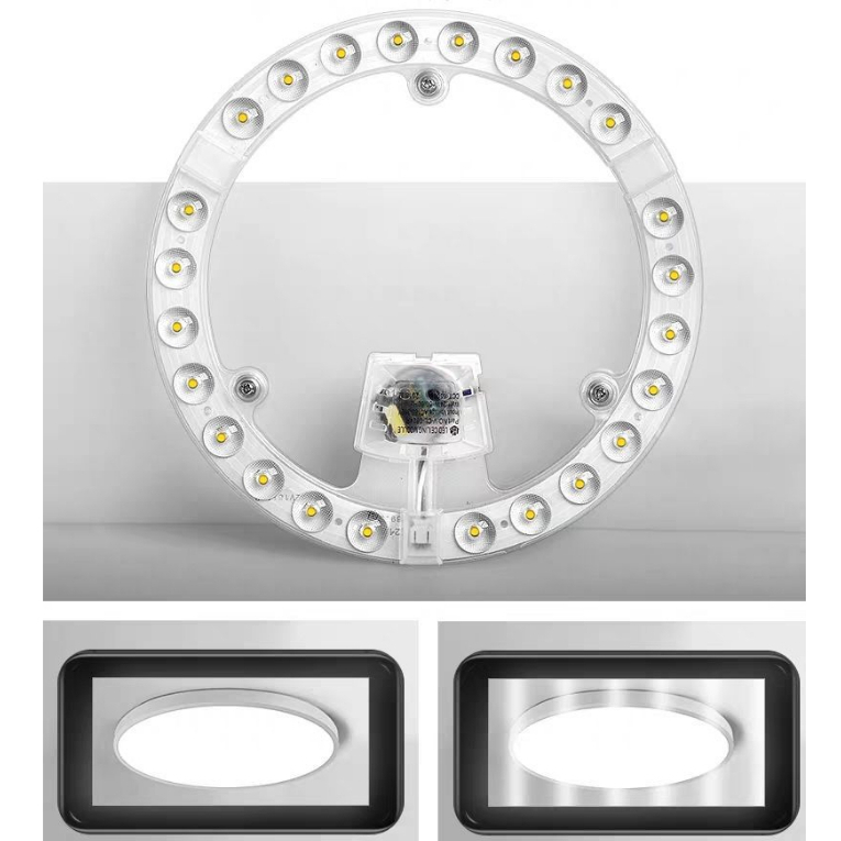 Bảng đèn LED tròn gắn trần nhà 12W 24W 36w 72w SMD AC 220V trang trí nội thất