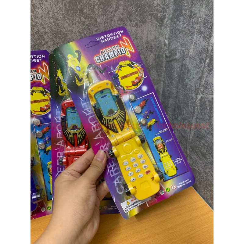 Điện thoại biến hình siêu nhân Gao Chạy Bin Phát Nhạc Cho Bé