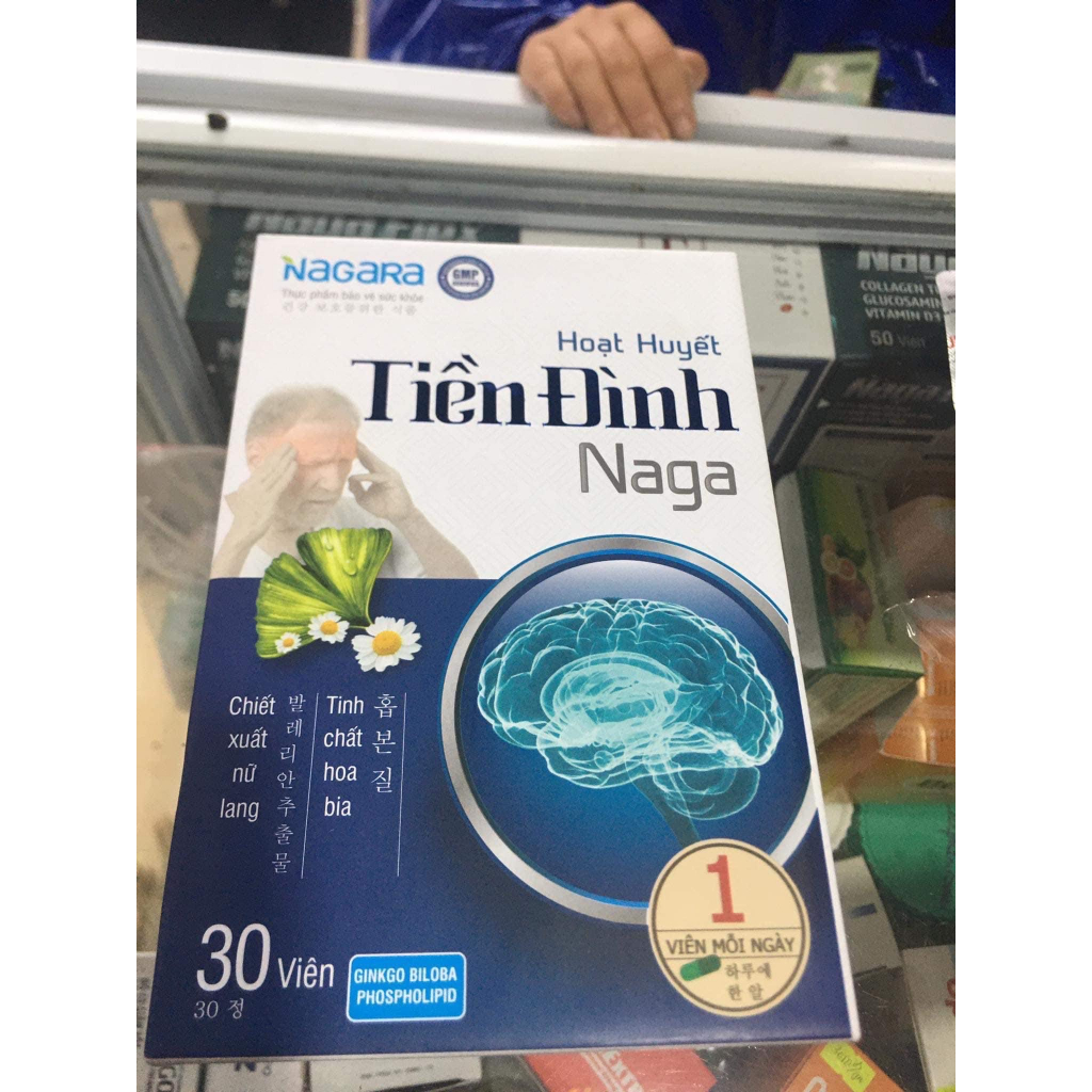 Hoạt Huyết Tiền Đình Naga  giúp tăng cường tuần hoàn não và giảm thiểu năng tuần hoàn não