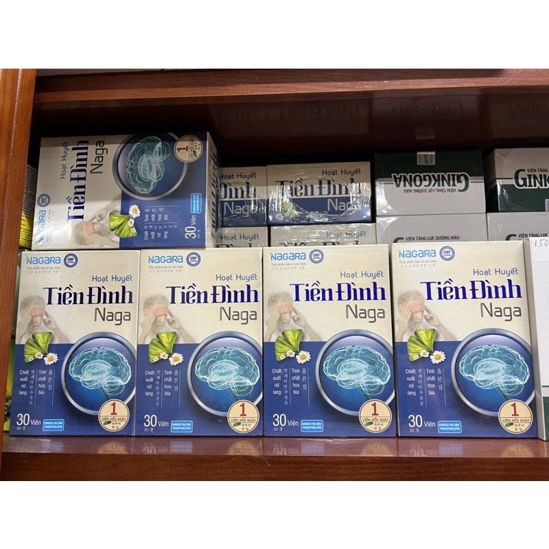 Hoạt Huyết Tiền Đình Naga  giúp tăng cường tuần hoàn não và giảm thiểu năng tuần hoàn não