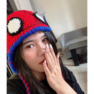   Hàng có sẵn  Mũ len SpiderMan - Mũ người nhện baby đan len chuẩn phim 