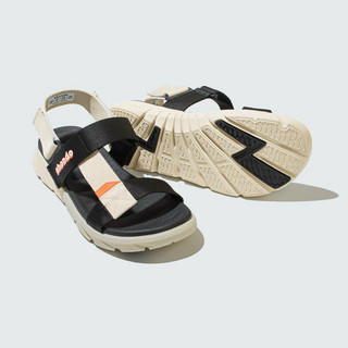 Giày shondo sandal F6 sport đen phối be F6S2510