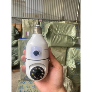 Camera wifi Yoosee Bóng đèn 2 mắt góc rộng trong nhà đàm thoại 2 chiều Siêu nét BẢO HÀNH 1 NĂM
