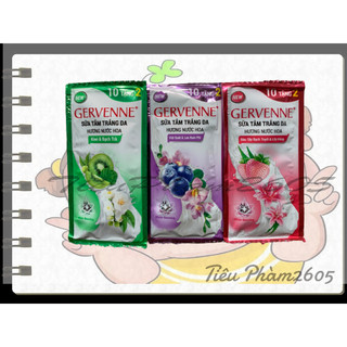 Sữa Tắm trắng da Gervenne 3 gói