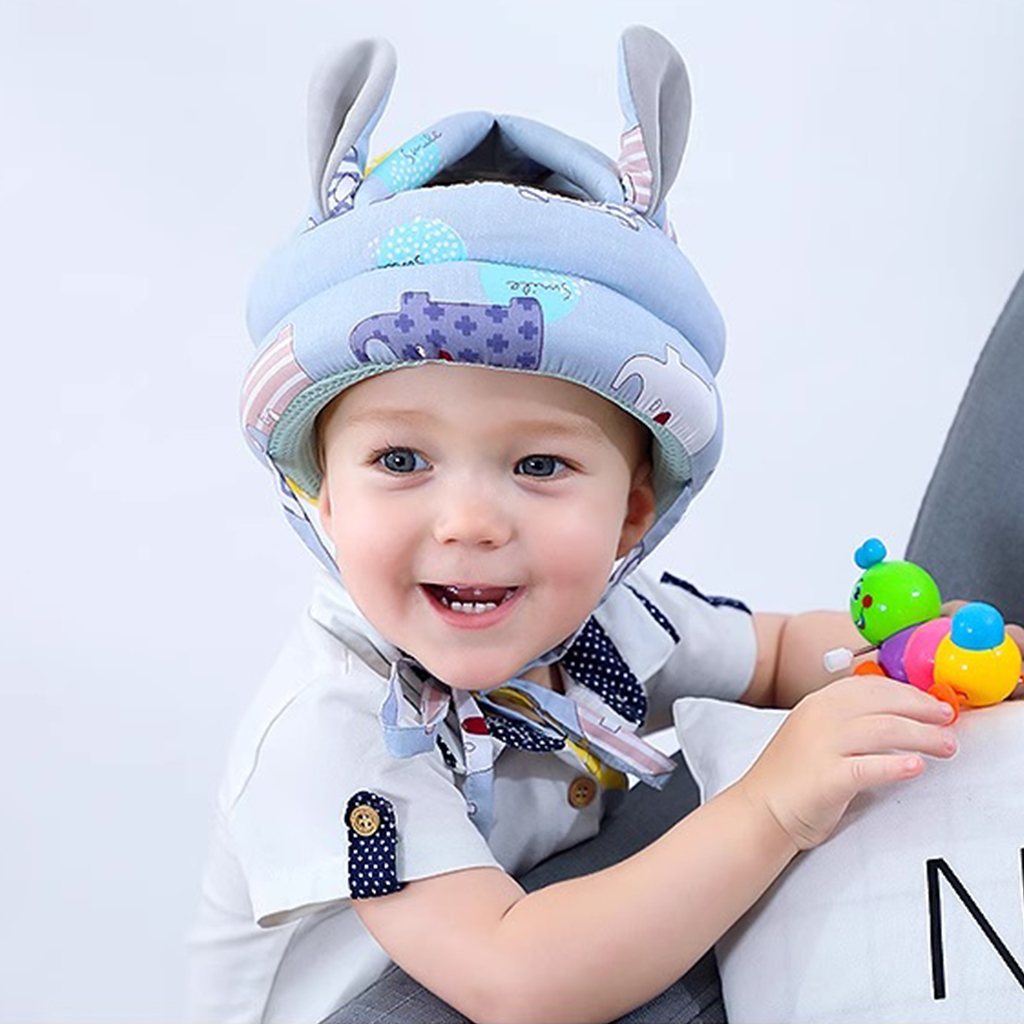 Mũ bảo vệ đầu cho bé tập đi - Mũ bảo hiểm cho bé hình Mây xanh