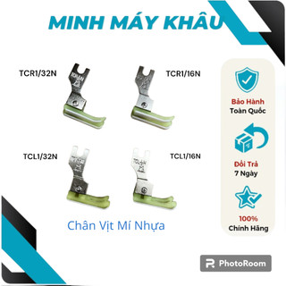Chân vịt mí nhựa trái phải, chân vịt mí 1 li, 2 li