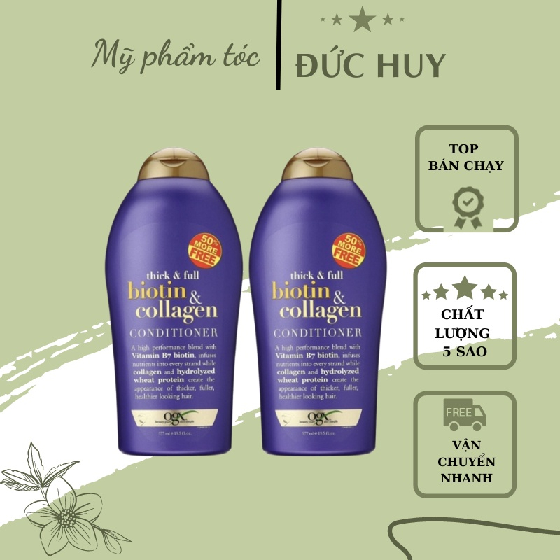 Gặp Dầu Gội Ogx Biotin Và Collagen Chống Rụng Tóc Và Kích Thích Mọc Tóc 577ml - Dầu Gội Hỗ Trợ Dày Tóc