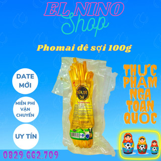 Phomai hun khói Solse , phô mai kéo sợi sữa dê nhập khẩu Nga 100g , date mới