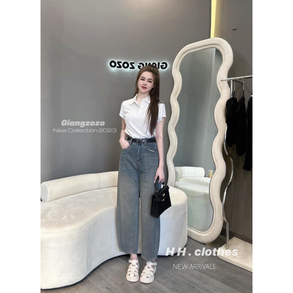 Áo phông nữ trắng cộc tay , áo thun polo nữ thêu ngựa .Áo chất cotton giấy loại 1.