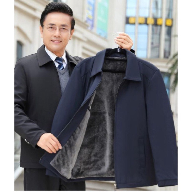 Áo Nam TRUng Niên 2 Lớp dày dặn Siêu Ấm Hàng Quảng Châu Cao Cấp