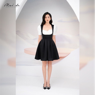 Thanh lý - MAIDE Đầm xòe thiết kế cách điệu ngực sang trọng DELI DRESS