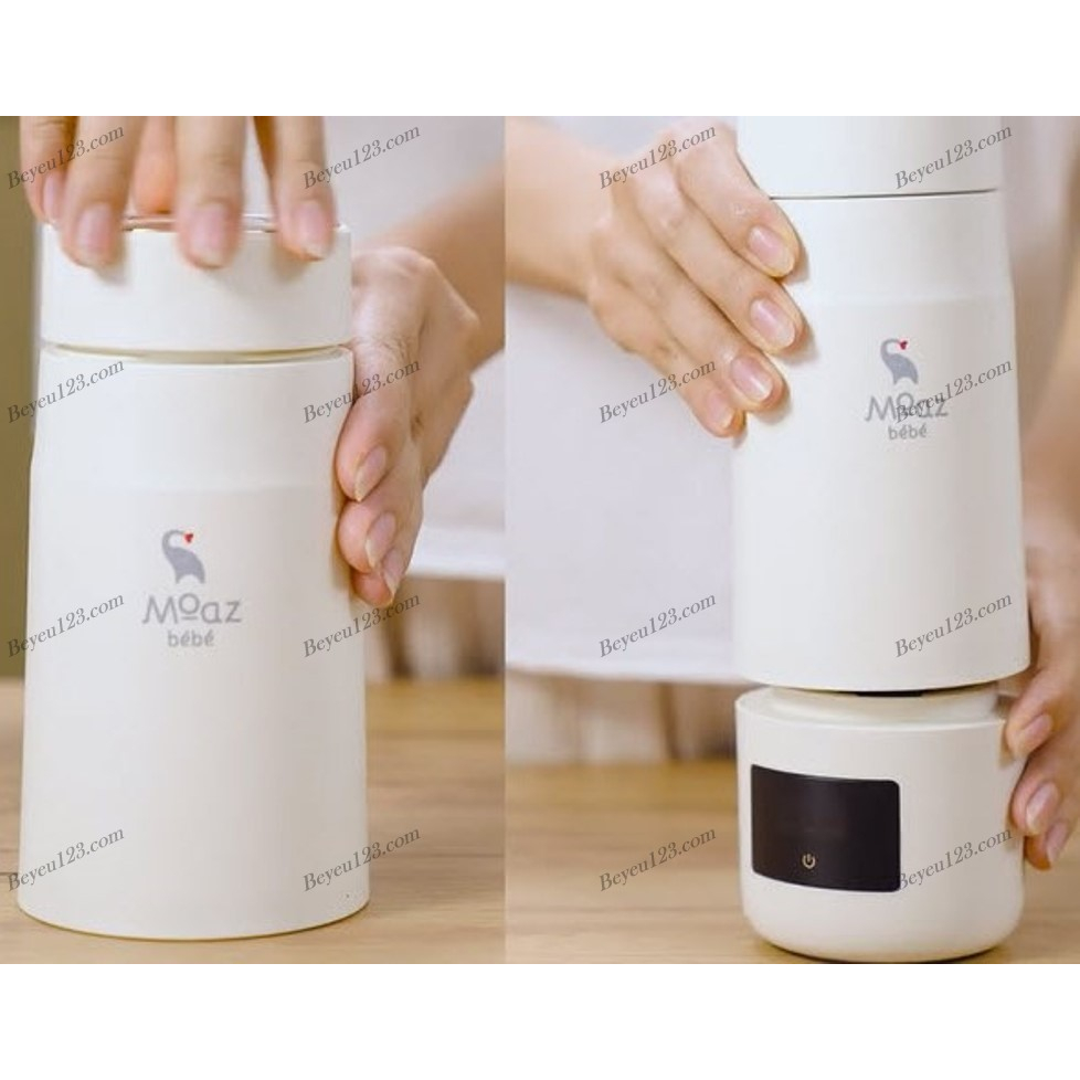 Máy đun nước, bình đun nước pha sữa di động Moaz BéBé MB-058 MB058 / Máy tiệt trùng núm ti giả tia UVC MB045