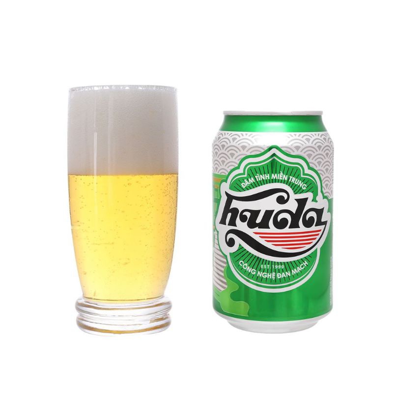 1 thùng Bia Huda - 24 lon/thùng - 330ml/lon