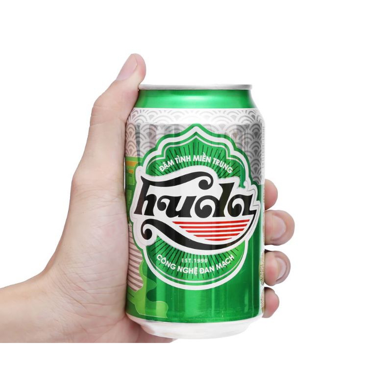1 thùng Bia Huda - 24 lon/thùng - 330ml/lon
