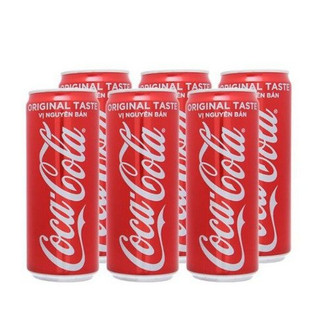 Lốc 6 lon cocacola 320ml / sprite 320ml /fanta 320ml /splash cam 320ml