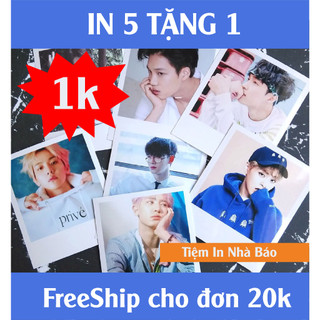 In ảnh bỏ bóp giá rẻ 6x9 - Polaroid phong cách Hàn Quốc