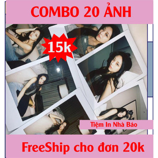 Combo 20 in ảnh pola 5x7, in ảnh photomatic, in ảnh theo yêu cầu