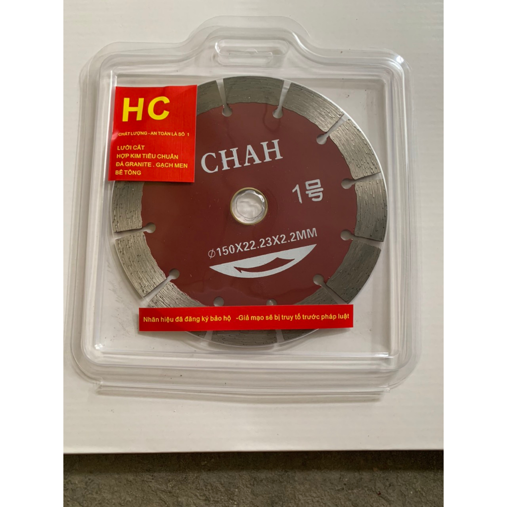 Lưỡi cắt gạch, cắt bê tông, cắt đá 114, 125, 150, 180, 230 CHAH
