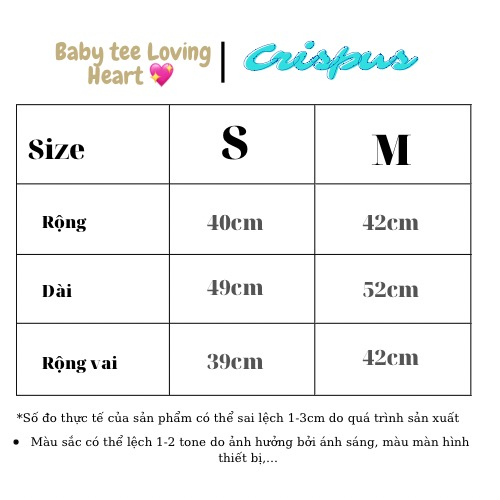Áo baby tee 𝐋𝐨𝐯𝐢𝐧𝐠 𝐡𝐞𝐚𝐫𝐭 kem