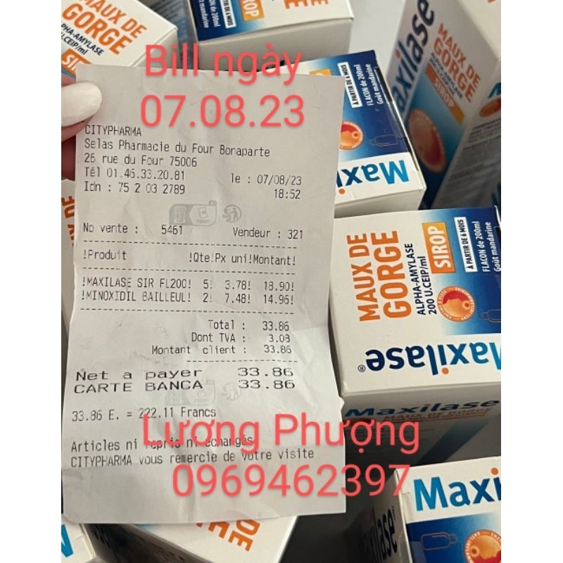 Siro Maxilase 200ml - Pháp