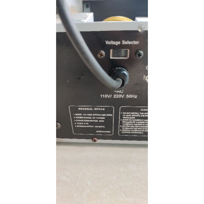 Amply bãi hàn quốc cũ Boston audio