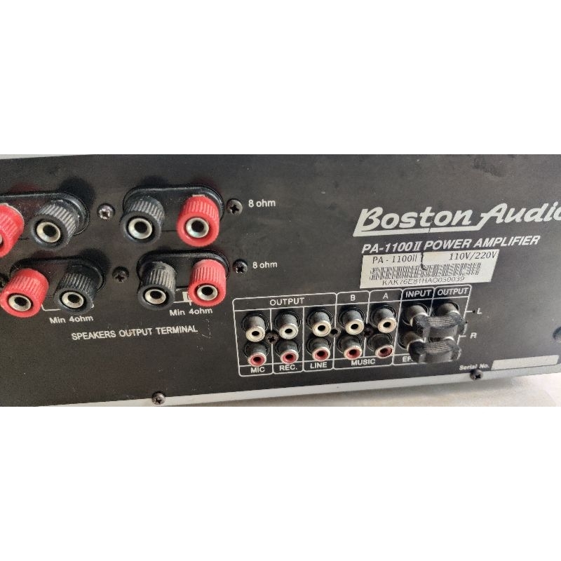 Amply bãi hàn quốc cũ Boston audio